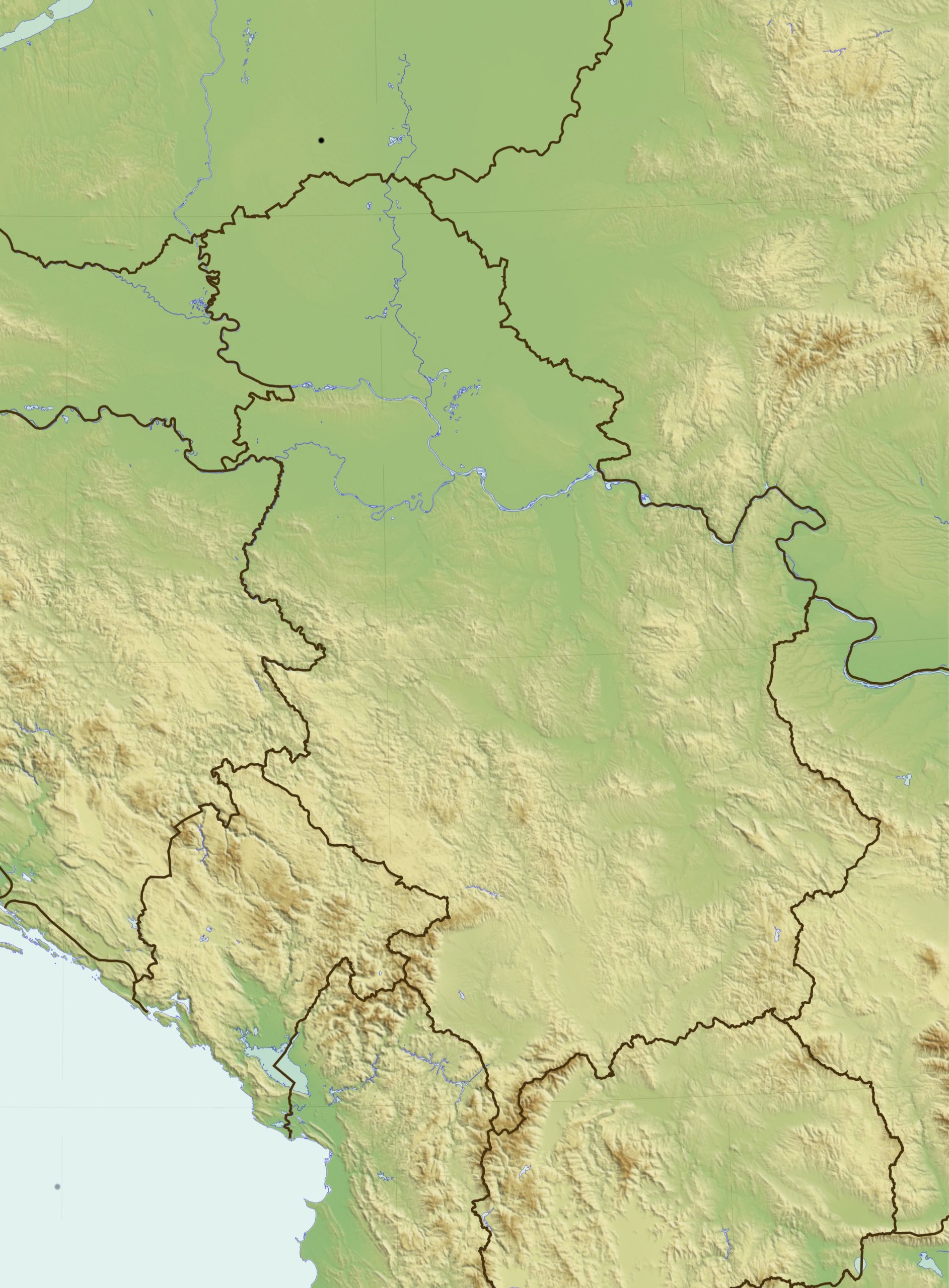 srbija mapa